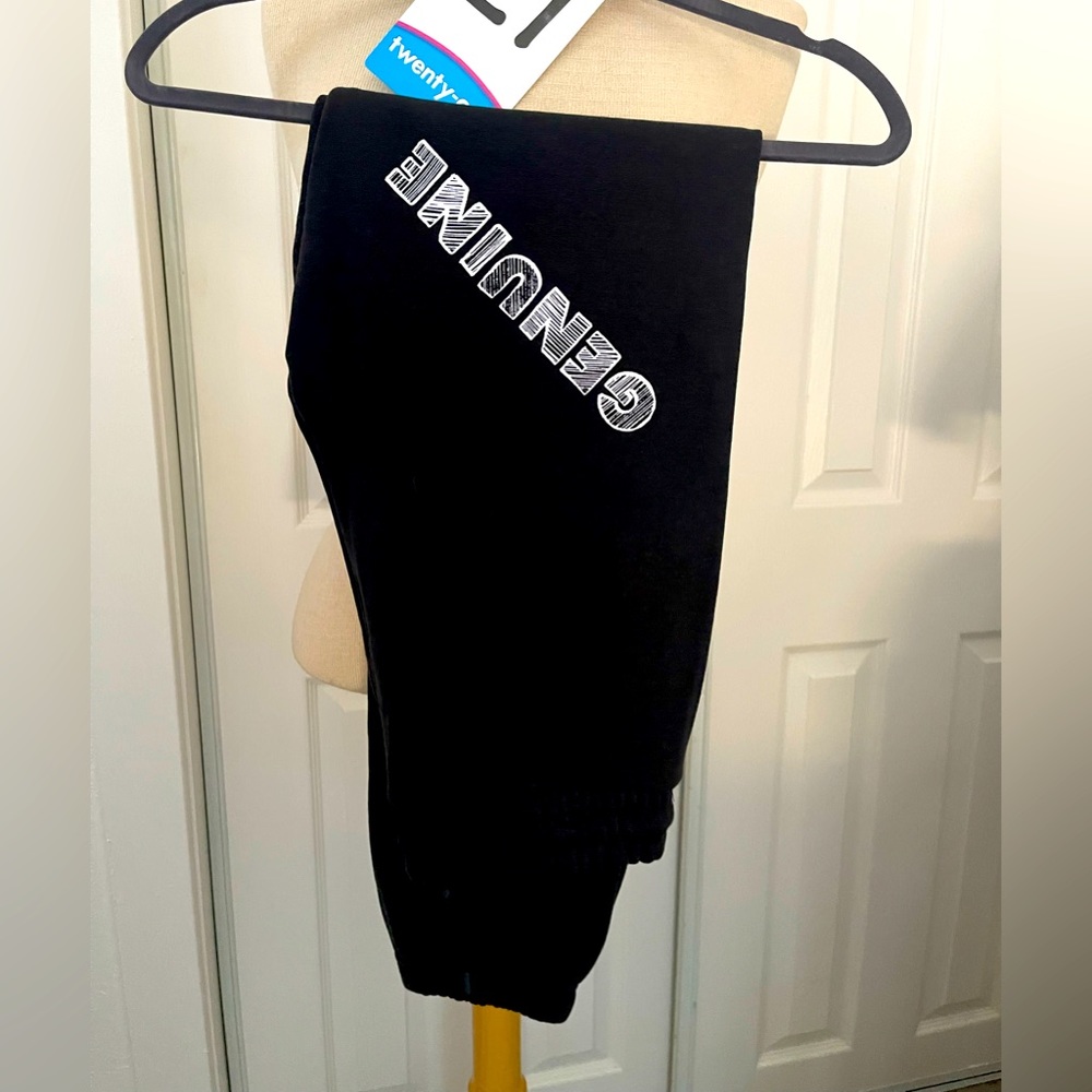 21. Kappa Black Sweats Sz M NWT